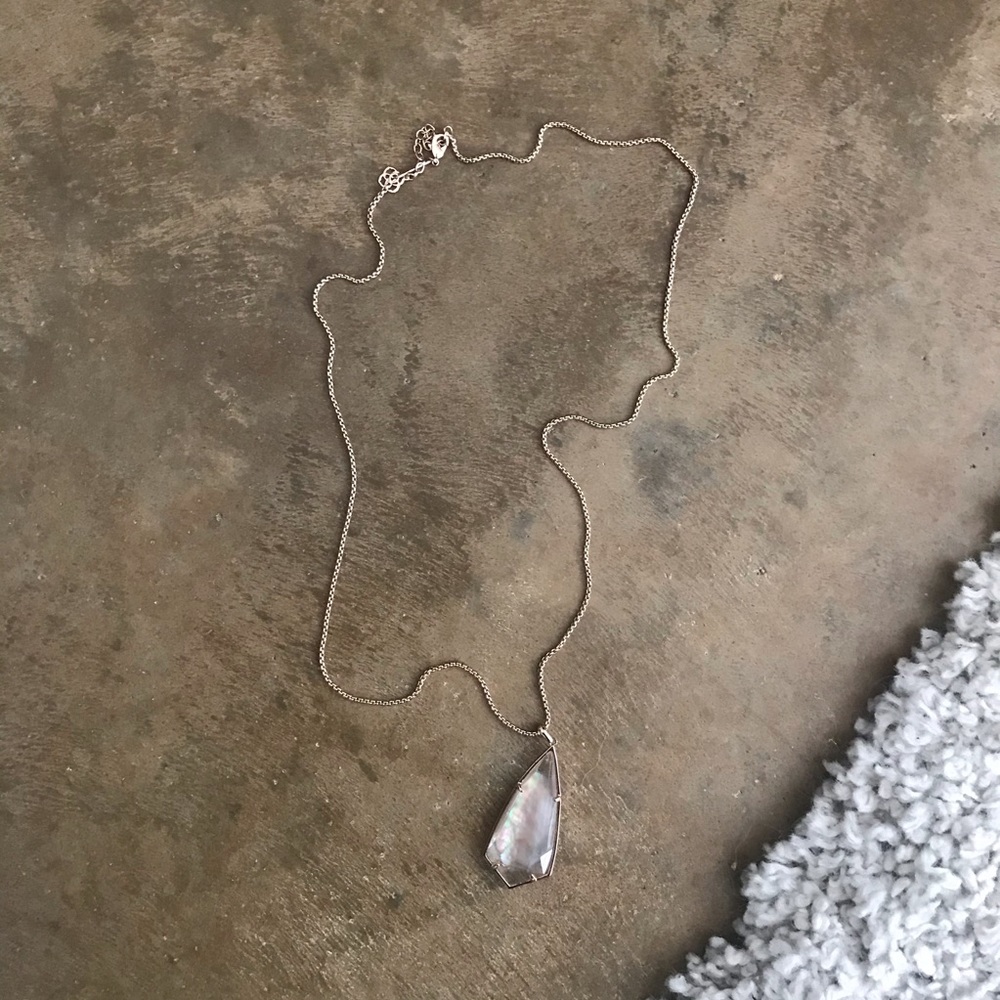 Kendra Scott Rose Gold Long Necklace Pendant